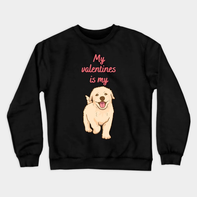 Dog lover anti Valentine’s Crewneck Sweatshirt by EcoKnow